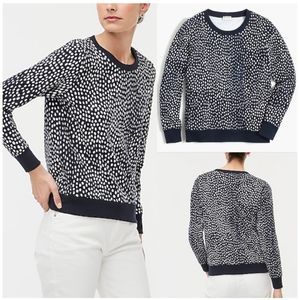 ⭐️3️⃣ for $20 ⭐️ J. Crew polk dots Printed Crewneck Sweatshirt